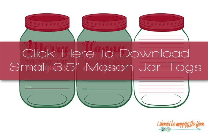 Labels for gifts in a jar