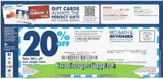 Free Printable Bed Bath and Beyond Coupons