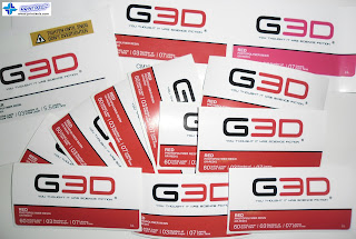 Bottle Sticker Labels for G3D Sys