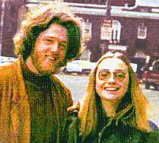 Bill Clinton and Hillary Clinton in their youth