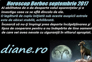 Horoscop octombrie 2017 Berbec 