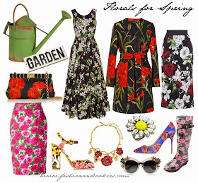 florals for spring, groundbreaking, dolce & gabbana floral collection, spring summer 2015 florals on Fashion and Cookies fashion blog, fashion blogger