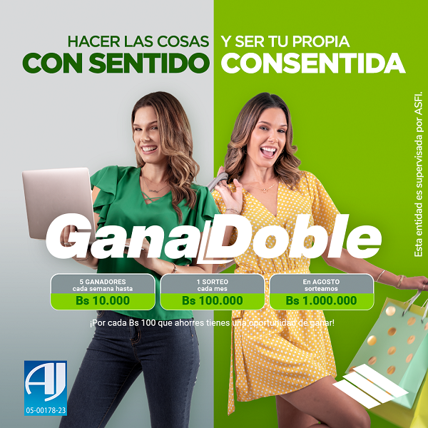 Banco Ganadero promueve el ahorro sorteando con su cuenta GanaDoble
