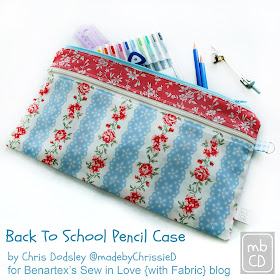 Back To School Pencil Case @madebyChrissieD.com