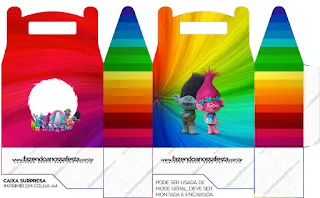 Trolls Free Printable Lunch Box.