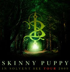 Supernatural poster for Skinny Puppy's 2009 In Solvent See tour.