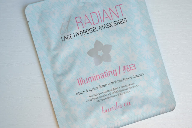 Banila Co. It Radiant Lace Hydrogel Mask Sheet Review