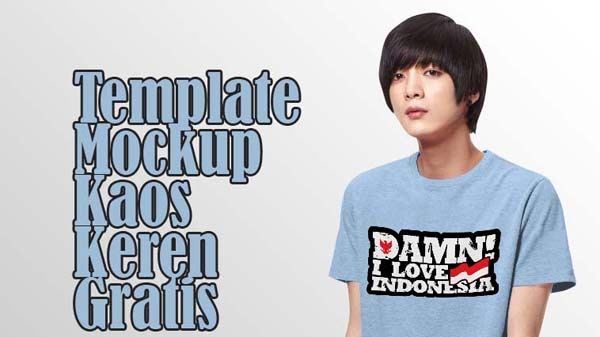 Download 11 Template Mockup Kaos Polos Keren Format Psd Gratis