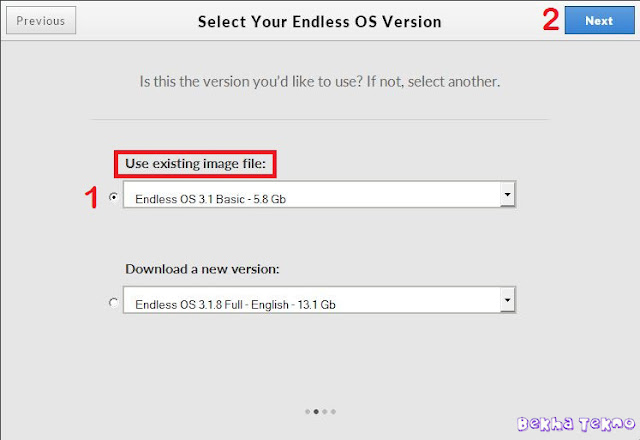 Instal OS Endless 9