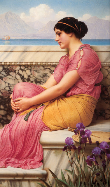 John William Godward - La ausencia hace que en el corazón crezca el cariño - 1912