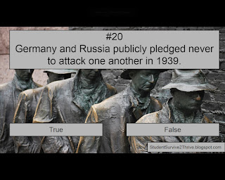 Germany and Russia publicly pledged never to attack one another in 1939. Answer choices include: true, false