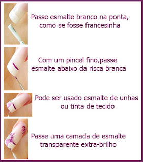 unha pronta Unhas artisticas, faça você mesmo!