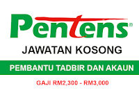  Kekosongan Jawatan Terkini di Pentens Holdings Sdn Bhd - Pembantu Tadbir Dan Akaun | Gaji RM2,300 - RM3,000