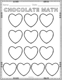 FREE math printable for Valentine's Day activity