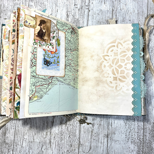 Eastern Promise Boho Journal Flip Through DT Project Rach & Bella Crafts