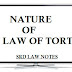 Nature of law of tort