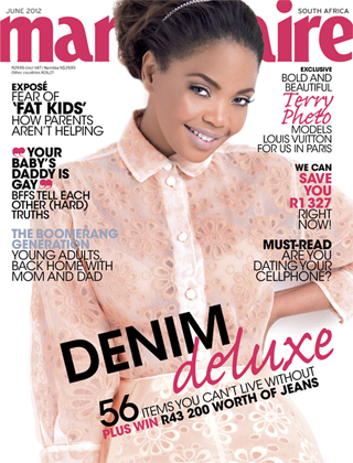 Terry Pheto Covers Marie Claire SA in Louis Vuitton