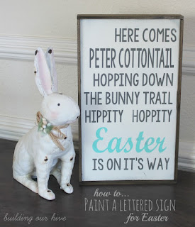  how to paint Easter sign