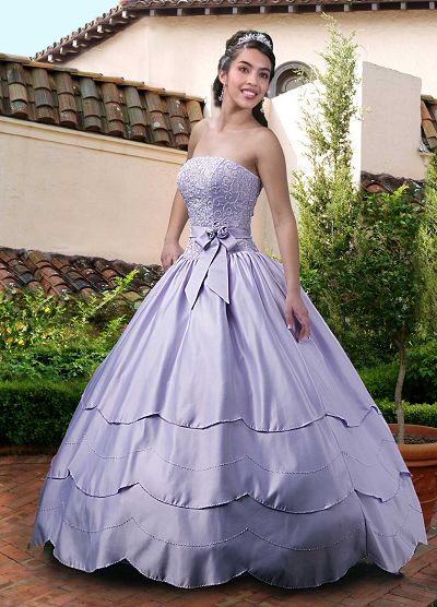 Romantic Light Purple Innocence Bridal Gown
