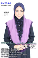 TUDUNG AFINA NUR KASIH SOFT AWNING SAIZ XL