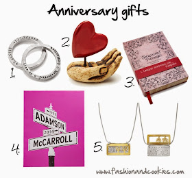anniversary gifts guide, unique presents, shopping ideas, Fashion and Cookies, fashion blogger
