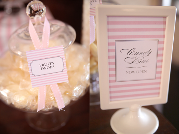 Sweet Style Pink Grey Wedding Desserts