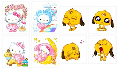 free animated emoticons feature