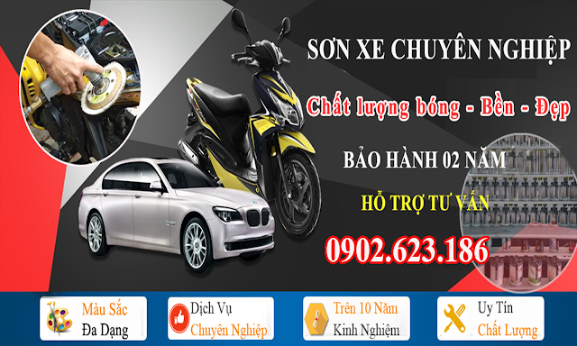 Địa điểm sơn dọn xe máy chuyên nghiệp tại TPHCM