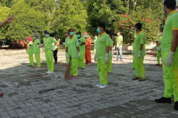 Paukan Hijau Bis Kuning Dinas Lingkungan Hidup Alor Bersihkan Kota Kalabahi