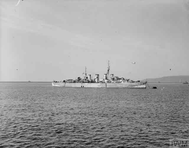 HMS Welshman in Plymouth, 25 October 1941 worldwartwo.filminspector.com