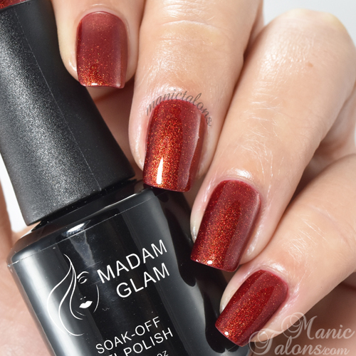 Madam Glam Gel Polish Rich Cornell Swatch