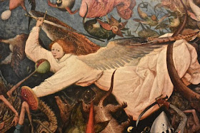 Pierre Brueghel l'Ancien : la chute des anges rebelles détail  Musée des Vieux maîtres de bruxelles