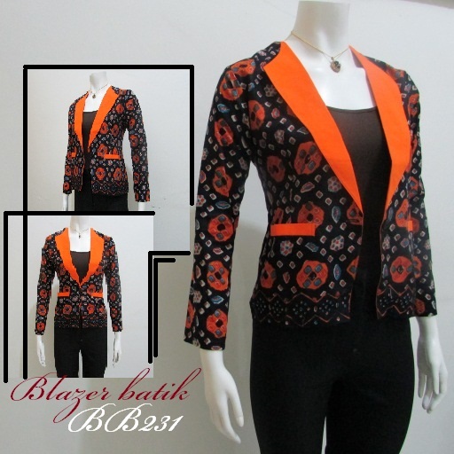 7 Baju  Kerja Wanita Blazer  Batik Modern  1000 Model 