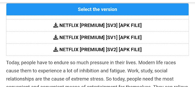 Netflix apk