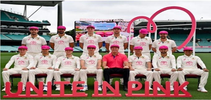 Why is the Test match in Sydney called 'Pink Test'?