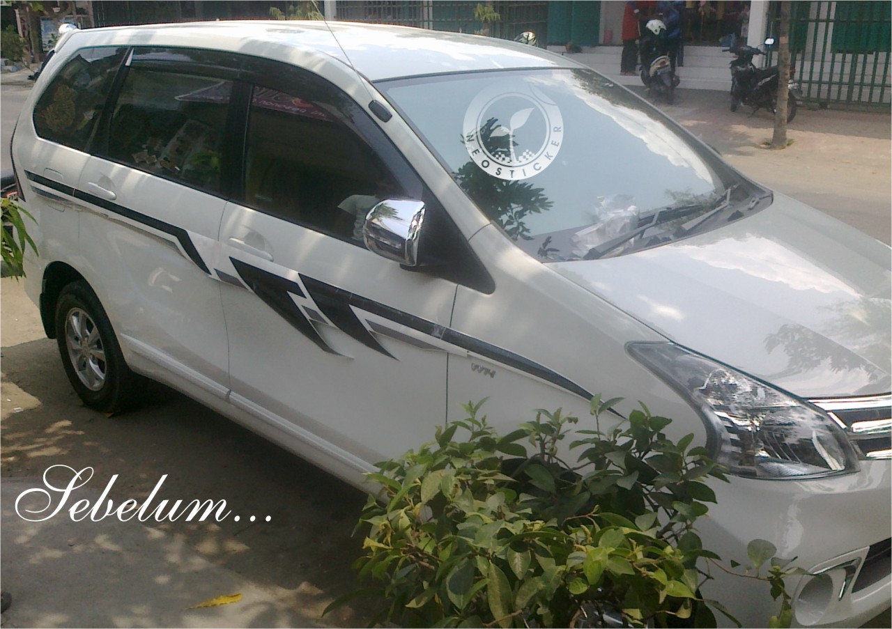 Striping New Avanza neo stiker 