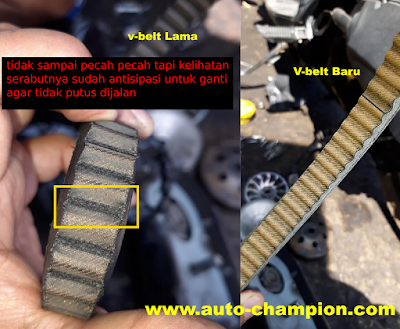 kapan ganti v-belt