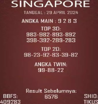 okekode singapore hari ini