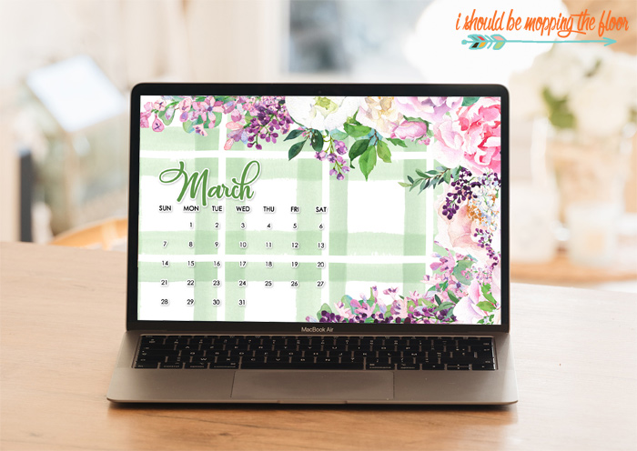 March Desktop Calendar