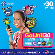 Globe GoUNLI Swak Promos - Unlicall & Text to all networks 2024