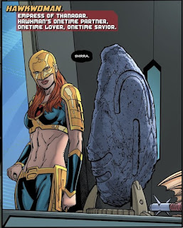 Hawkwoman is Shayera Hol, Empress of Thanagar