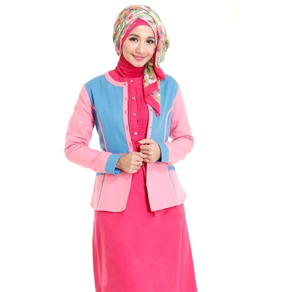 model blazer wanita muslimah 2017/2018