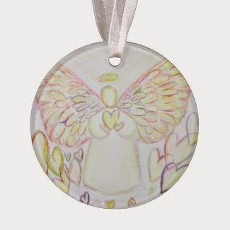 Angel of Hearts Ornament