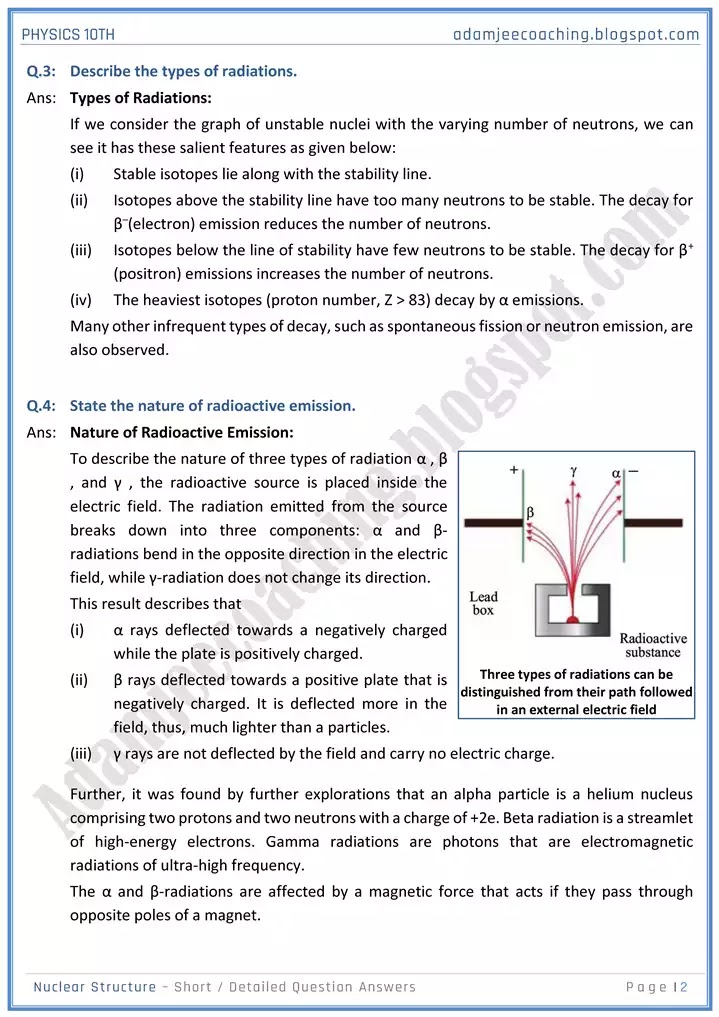 nuclear-structure-short-and-detailed-answer-questions-physics-10th