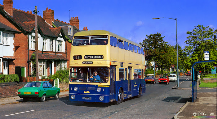 Daimler Fleetline bus Selly Oak