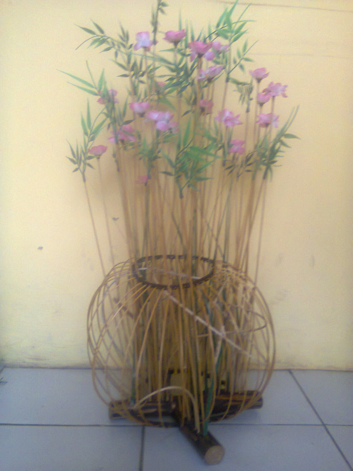 Lampion Vas bunga Rotan  Kerajinan  Rotan  Kayu dan  Bambu 