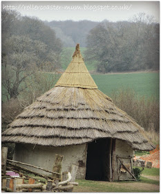 Celtic roundhouse dwelling - Butser Ancient Farm