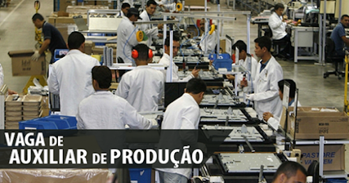 Grupo LC contrata Auxiliar de Produção em Itatiba (27/04/2021)