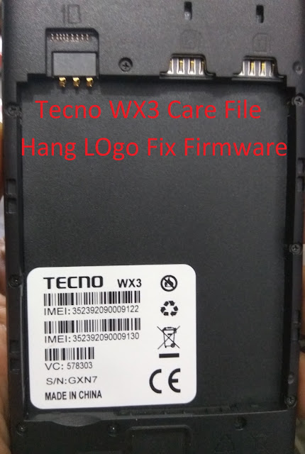 Tecno WX3 Firmware Care File Download