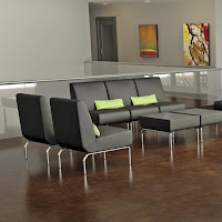 Modular Guest Welcoming Area Seating Configuration